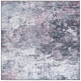 Safavieh Malibu 6'-0" x 6'-0" Rug in Plum / Black