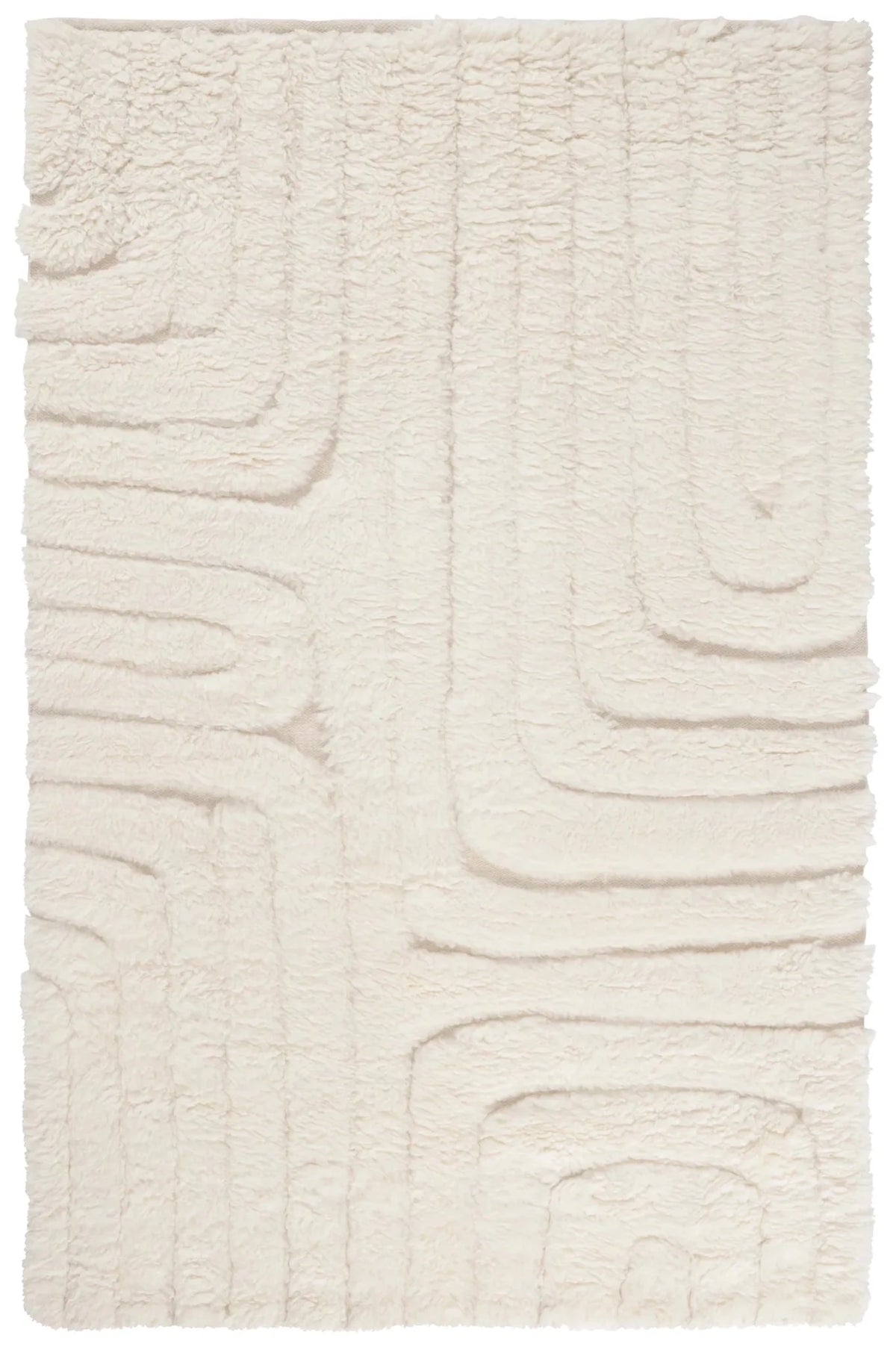 Safavieh Manhattan 4'-0" x 6'-0" Rug in Ivory