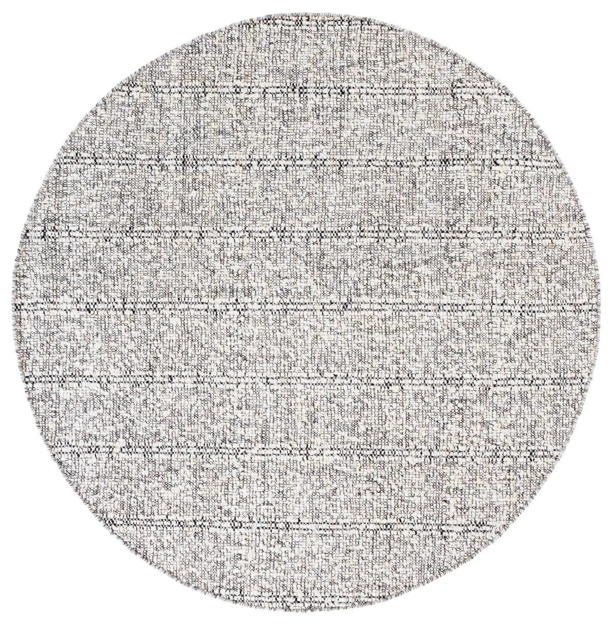 Safavieh Manhattan 6'-0" x 6'-0" Rug in Ivory / Black