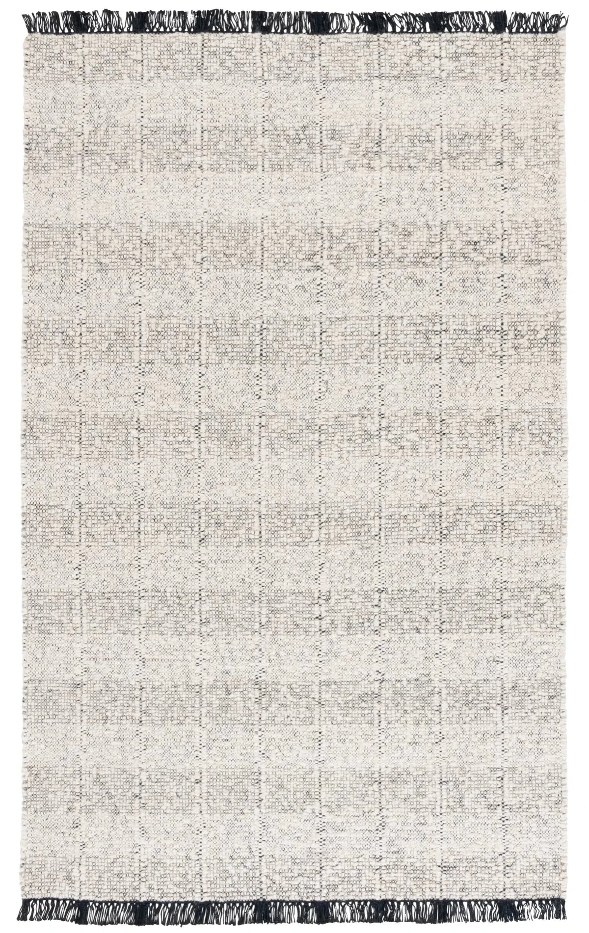 Safavieh Manhattan 4'-0" x 6'-0" Rug in Ivory / Black