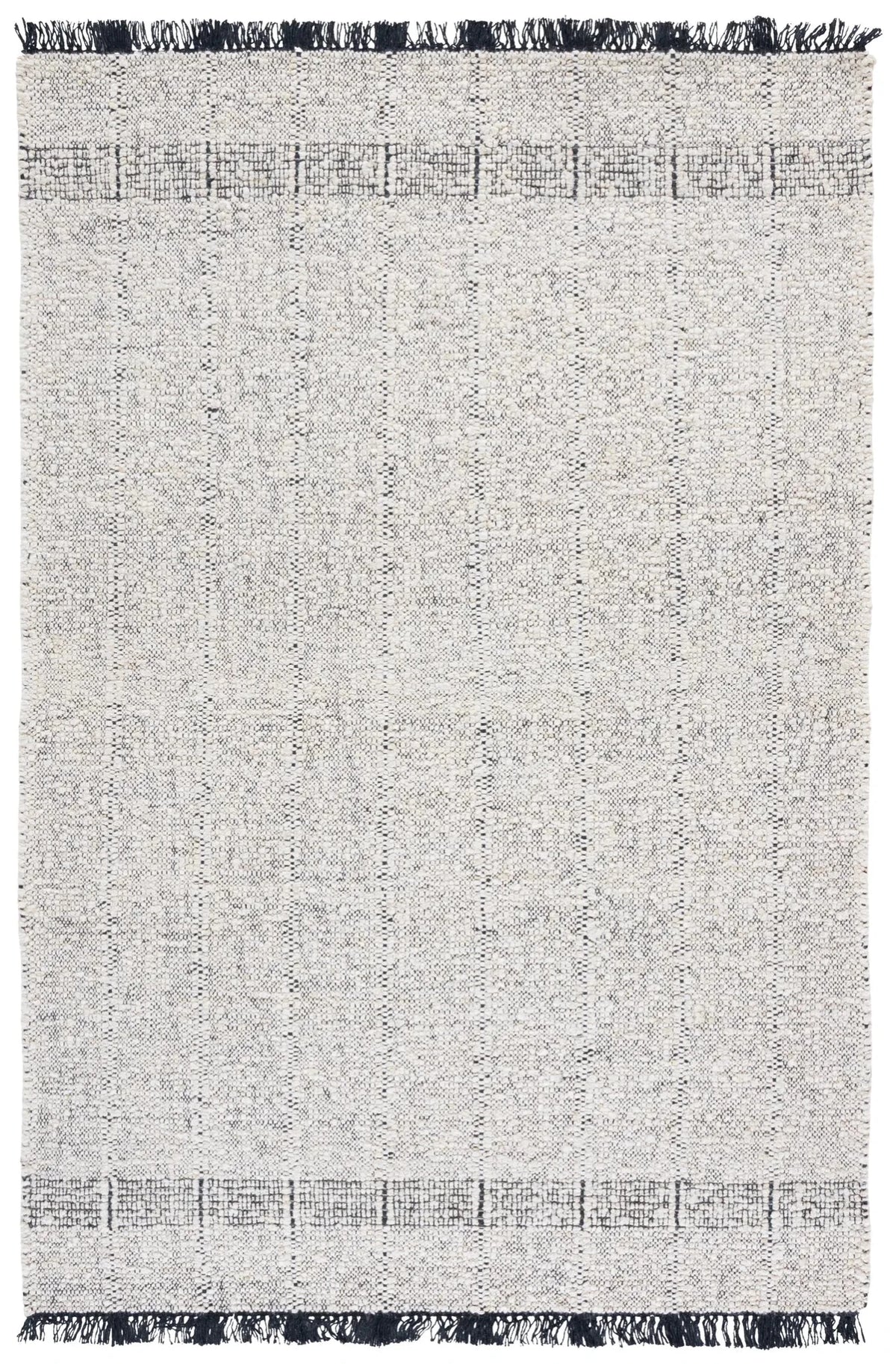 Safavieh Manhattan 4'-0" x 6'-0" Rug in Ivory / Black