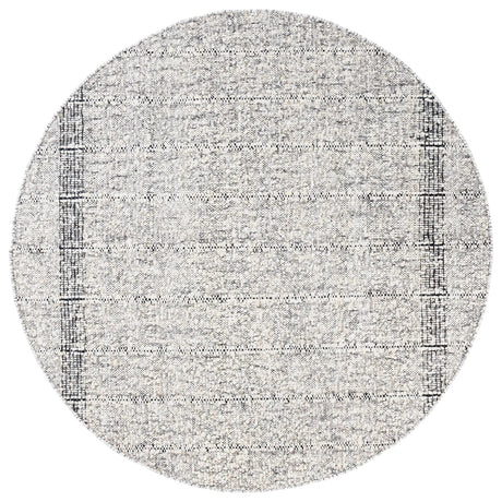 Safavieh Manhattan 6'-0" x 6'-0" Rug in Ivory / Black