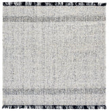 Safavieh Manhattan 6'-0" x 6'-0" Rug in Ivory / Black