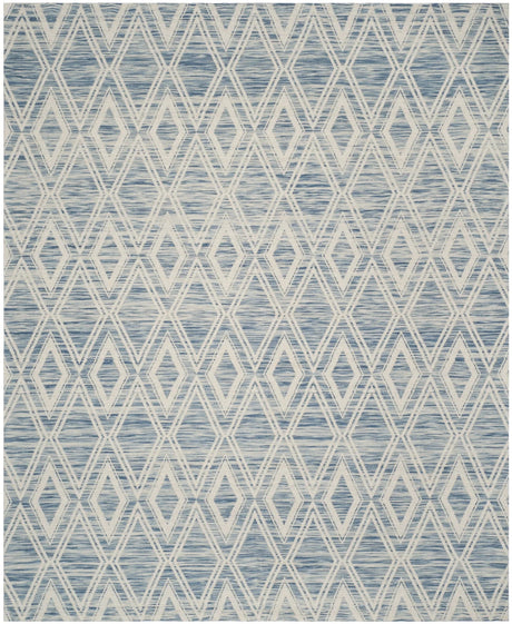 Safavieh Marbella 10'-0" x 14'-0" Rug in Dark Blue / Ivory