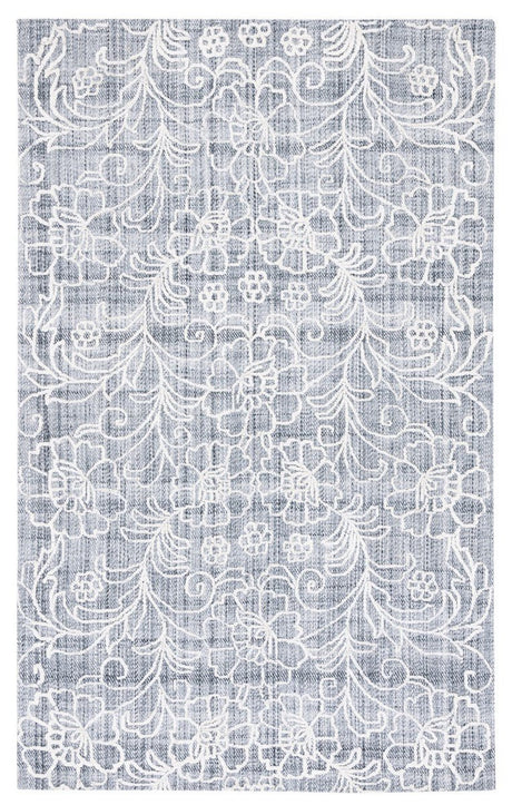 Safavieh Marbella Mrb323H Dark Grey/Ivory Rug.