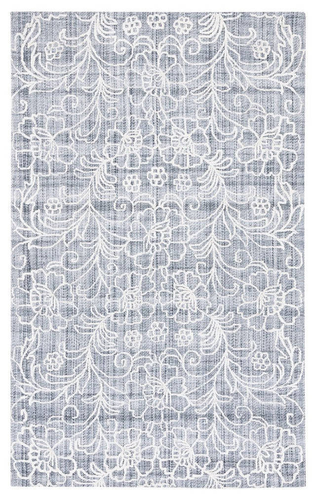 Safavieh Marbella Mrb323H Dark Grey/Ivory Rug.