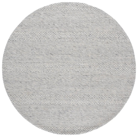 Safavieh Marbella 6'-6" x 6'-6" Rug in Light Grey / Ivory