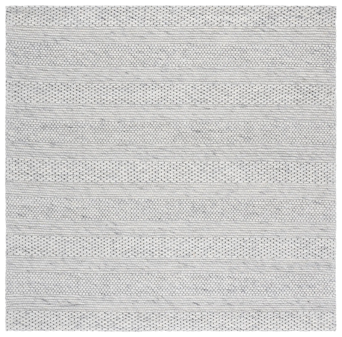 Safavieh Marbella 6'-6" x 6'-6" Rug in Light Grey / Ivory