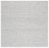 Safavieh Marbella 6'-6" x 6'-6" Rug in Light Grey / Ivory