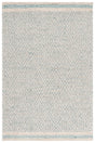 Safavieh Marbella 4'-0" x 6'-0" Rug in Aqua / Ivory