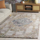 Safavieh Marquee 4'-0" x 6'-0" Rug in Green / Brown
