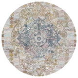 Safavieh Marquee 6'-0" x 6'-0" Rug in Green / Brown