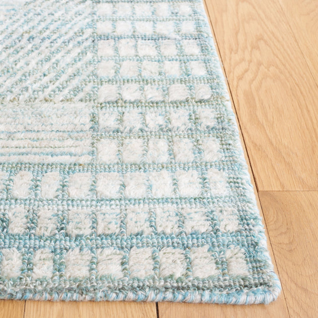 Safavieh Marquee Mrq107K Turquoise/Grey Rug.