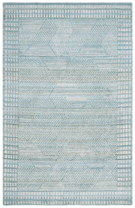 Safavieh Marquee Mrq107K Turquoise/Grey Rug.