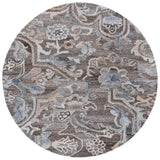 Safavieh Marquee 6'-0" x 6'-0" Rug in Brown / Grey