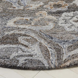 Safavieh Marquee 6'-0" x 6'-0" Rug in Brown / Grey