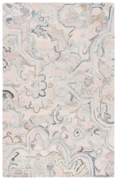 Safavieh Marquee 4'-0" x 6'-0" Rug in Pink / Beige