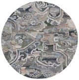 Safavieh Marquee 6'-0" x 6'-0" Rug in Light Green / Beige