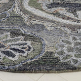 Safavieh Marquee 6'-0" x 6'-0" Rug in Light Green / Beige