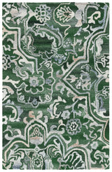 Safavieh Marquee 4'-0" x 6'-0" Rug in Green / Beige