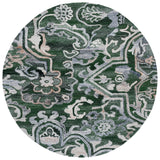Safavieh Marquee 6'-0" x 6'-0" Rug in Green / Beige