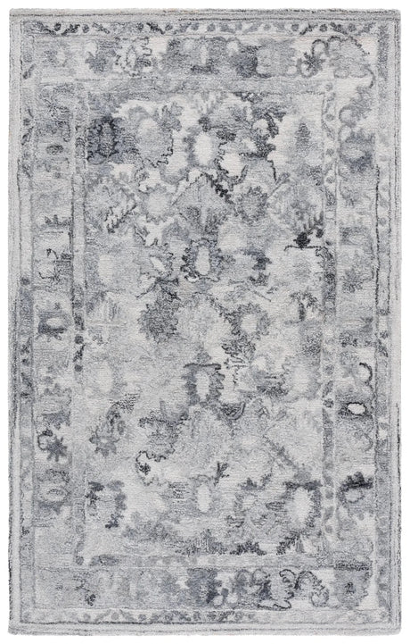 Safavieh Marquee 4'-0" x 6'-0" Rug in Light Grey / Charcoal