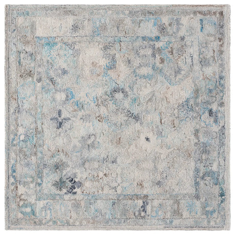 Safavieh Marquee 6'-0" x 6'-0" Rug in Light Blue / Beige