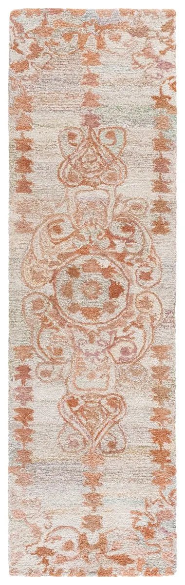 Safavieh Marquee 2'-3" x 8'-0" Rug in Orange / Beige