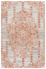 Safavieh Marquee 4'-0" x 6'-0" Rug in Orange / Beige