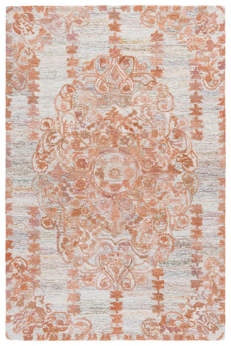 Safavieh Marquee 4'-0" x 6'-0" Rug in Orange / Beige