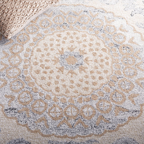 Safavieh Marquee Mrq401B Beige/Grey Rug.