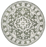 Safavieh Marquee 6'-0" x 6'-0" Rug in Green / Ivory