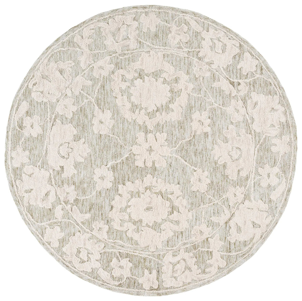 Safavieh Marquee 6'-0" x 6'-0" Rug in Grey / Light Brown