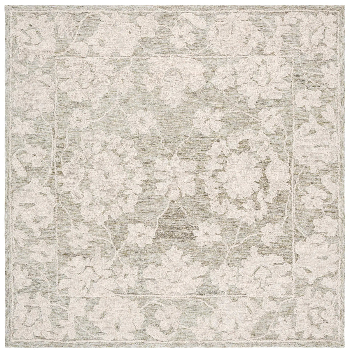Safavieh Marquee 6'-0" x 6'-0" Rug in Grey / Light Brown