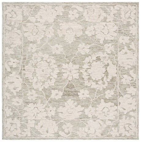 Safavieh Marquee 6'-0" x 6'-0" Rug in Grey / Light Brown