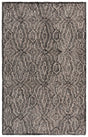 Safavieh Marquee 5'-0" x 8'-0" Rug in Charcoal / Ivory