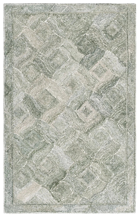 Safavieh Marquee 4'-0" x 6'-0" Rug in Green / Ivory