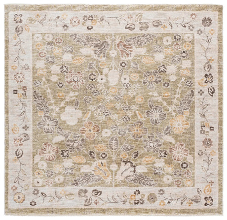 Safavieh Martha Stewart Adeline 6'-3" x 6'-3" Rug in Green / Ivory