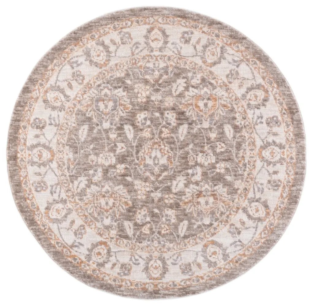 Safavieh Martha Stewart Adeline 6'-3" x 6'-3" Rug in Grey / Ivory