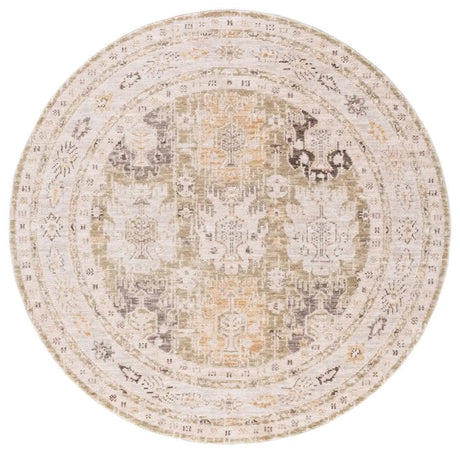 Safavieh Martha Stewart Adeline 6'-3" x 6'-3" Rug in Green / Ivory