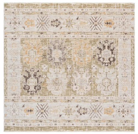Safavieh Martha Stewart Adeline 6'-3" x 6'-3" Rug in Green / Ivory