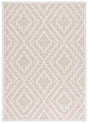 Safavieh Martha Stewart Global 4'-0" x 6'-0" Rug in Light Beige / Brown