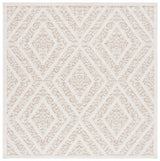 Safavieh Martha Stewart Global 6'-7" x 6'-7" Rug in Light Beige / Brown