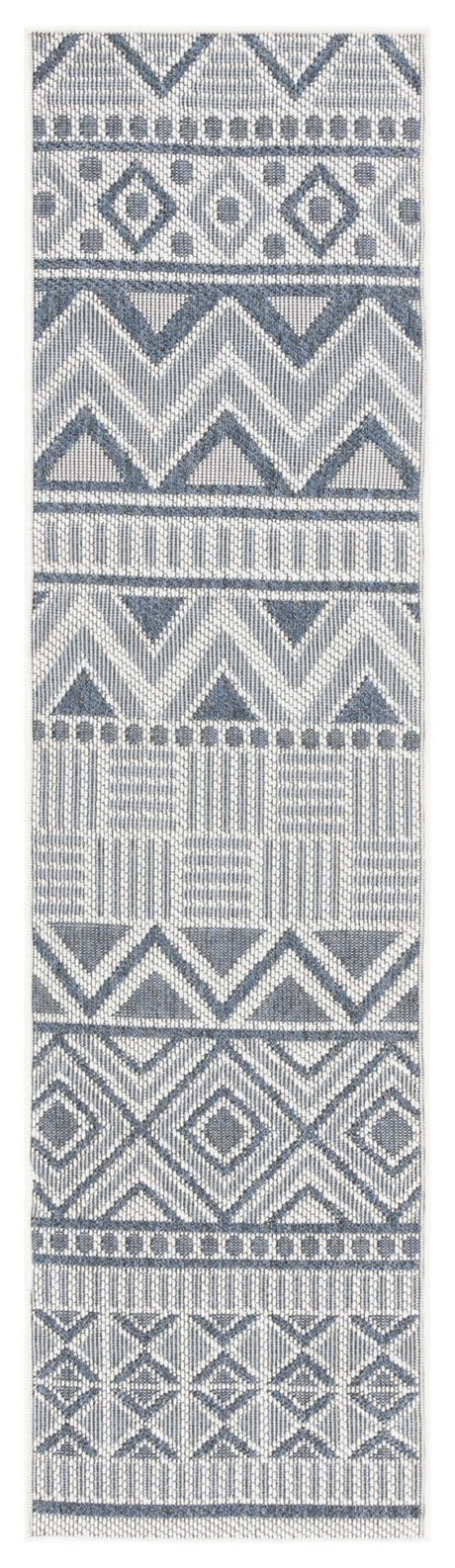 Safavieh Martha Stewart Indoor Outdoor Msro318A Cream/Navy Rug.