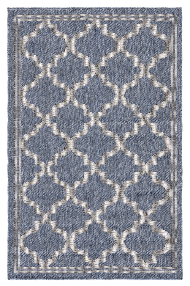 Safavieh Martha Stewart Indoor Outdoor Msro336H Charcoal/Ivory Rug.