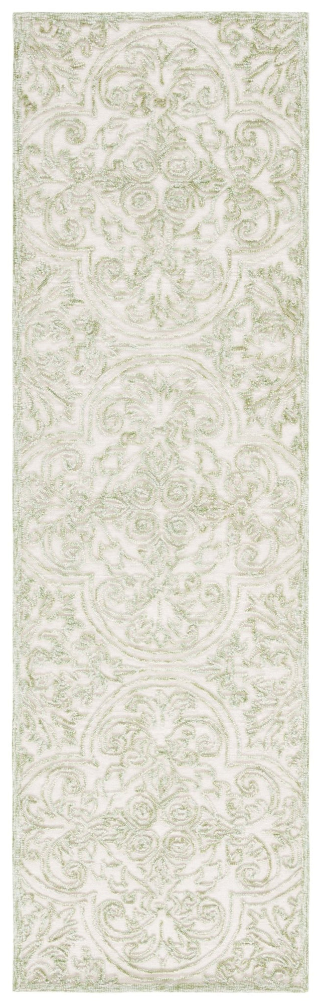 Safavieh Martha Stewart Msr3511Y Ivory/Green Rug.
