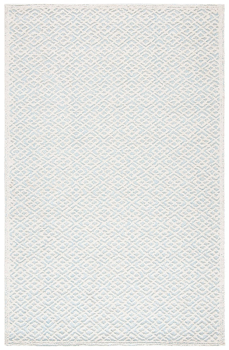 Safavieh Martha Stewart Msr3524A Ivory/Blue Rug.