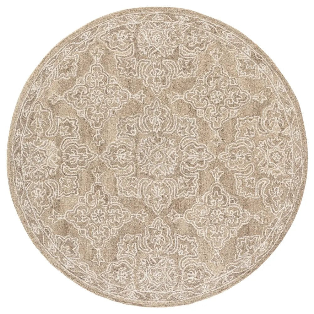Safavieh Martha Stewart 6'-0" x 6'-0" Rug in Beige / Ivory