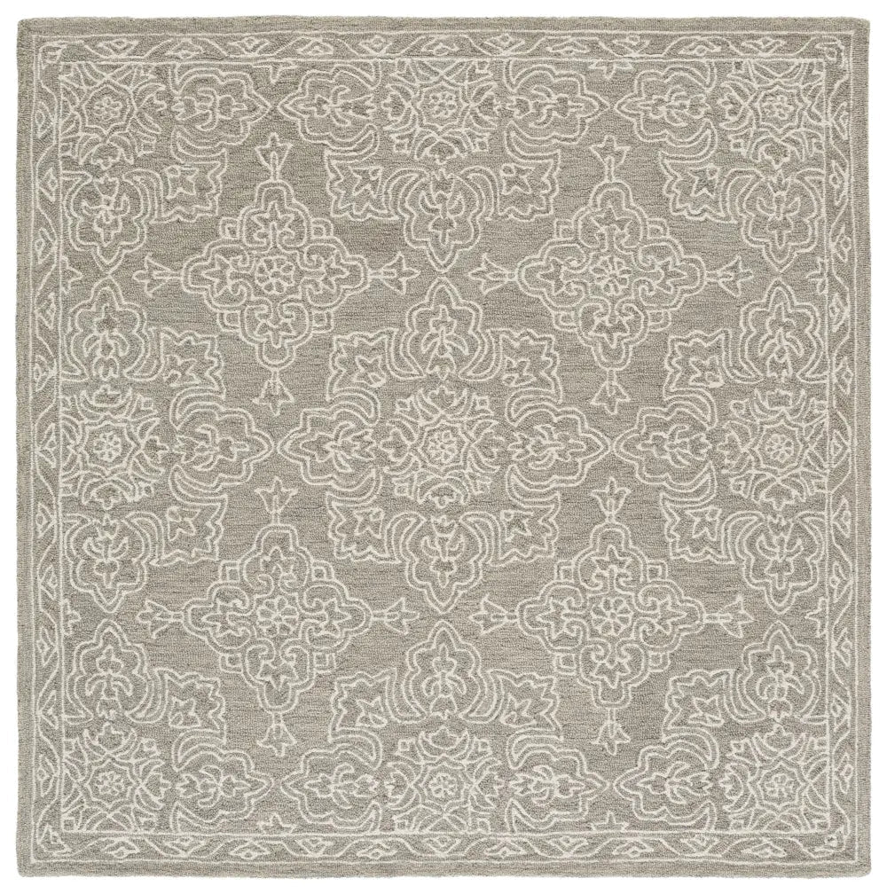 Safavieh Martha Stewart 6'-0" x 6'-0" Rug in Light Grey / Ivory