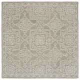 Safavieh Martha Stewart 6'-0" x 6'-0" Rug in Light Grey / Ivory
